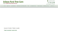 Desktop Screenshot of davefordtreecare.co.uk